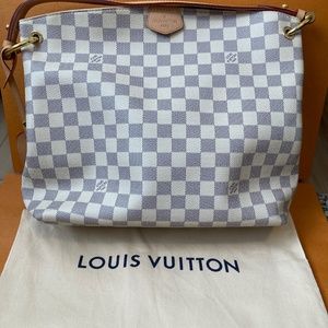 Almost New Louis Vuitton Damier Azur Graceful PM